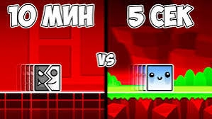 НУБ ЗАТРОЛЛИЛ ПРО В ПЕРВОЙ ВЕРСИИ GEOMETRY DASH