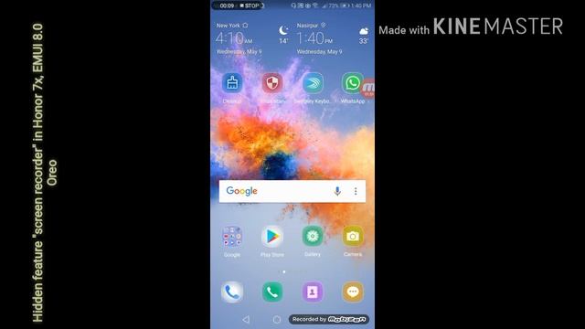 Hidden feature "screen recorder" in Honor 7x, EMUI 8.0 Oreo | Ben10Tatv 🤖 смотреть онлайн