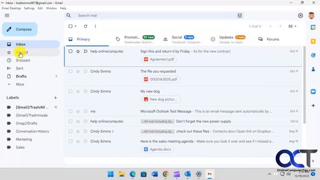 The Gmail Desktop Client App смотреть онлайн