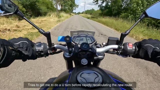 No 67 Yamaha MT-125 4K Redmile to Grantham using Beeline смотреть онлайн