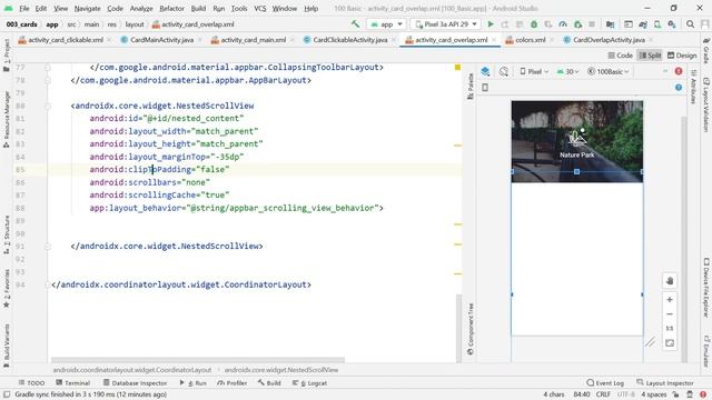 PART 8. Android Material UI Challenge - Cards Overlap смотреть онлайн