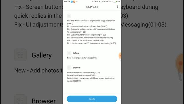 Miui 9 global beta 8.1.4 (some new features and fixes) смотреть онлайн