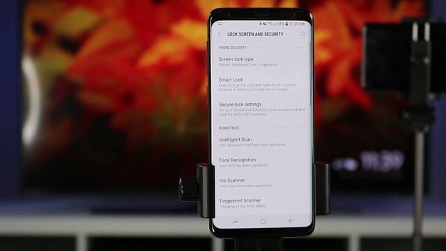 Security Settings, Biometrics & Smart Lock Tutorial for Galaxy S9 смотреть онлайн