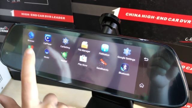 Firstscene T10 - 4G Car Mirror with GPS Navigation DVR Recorder смотреть онлайн