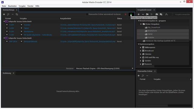 Adobe Media Encoder CC смотреть онлайн