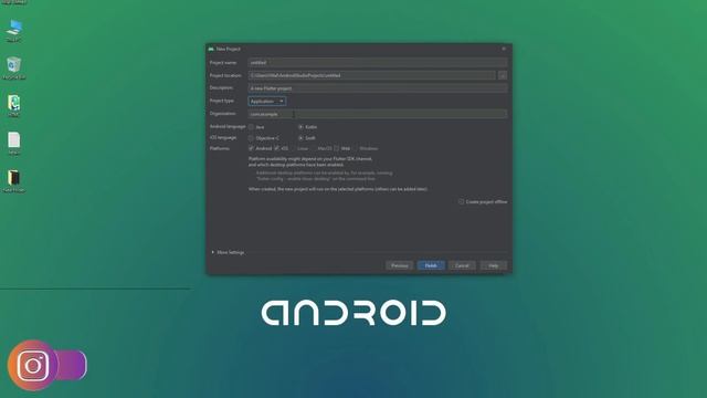 How to Create New Flutter Project in Android Studio 2021 | Flutter New Project in Android Studio смотреть онлайн