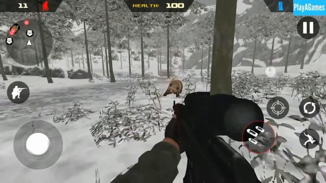 Wild Sniper Hunter Survival Free Hunting Games Android Gameplay #2 (Blockot Studios) смотреть онлайн