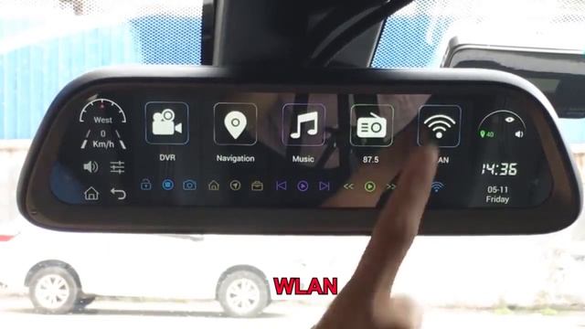 3G/ 4G Car RearView Mirror with GPS, Dash Camera with Live View смотреть онлайн
