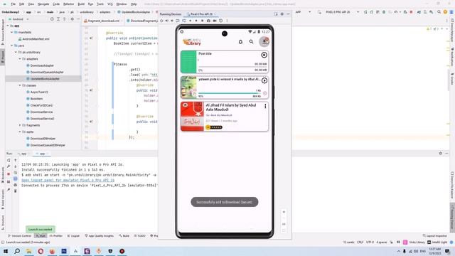 Book reading app development 01 | PDF book app android studio | pause or resume Download File смотреть онлайн