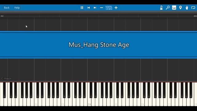 Baldi's Basics Soundtrack | All Theme Stone Age Song in Synthesia смотреть онлайн