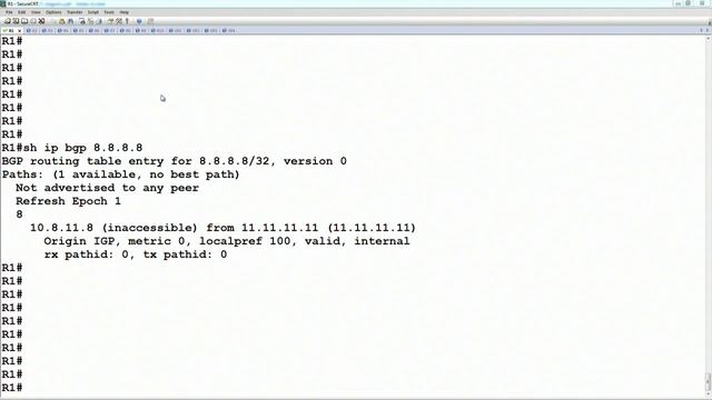 14. Applying BGP Policy смотреть онлайн