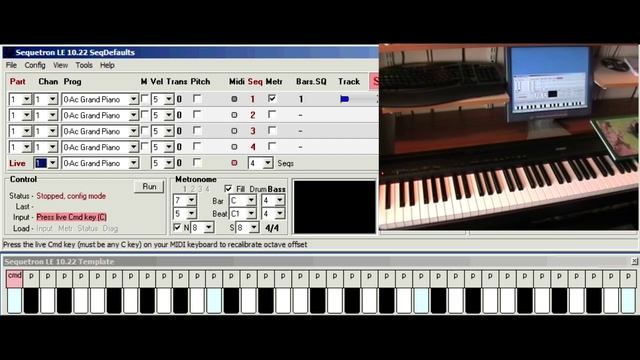 Sequetron 10.22 - Adding a real keyboard & external sound module смотреть онлайн