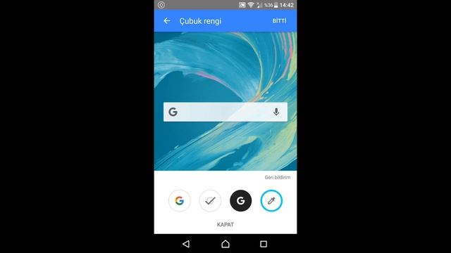 Android Telefonda Google Widget'ini Tema Rengine Göre Ayarla смотреть онлайн