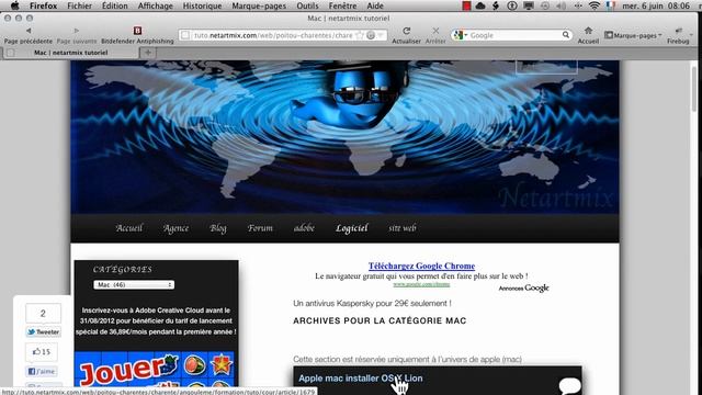tuto - fr Apple mac OS X Lion installation ajout de 250 fonctionnialité смотреть онлайн