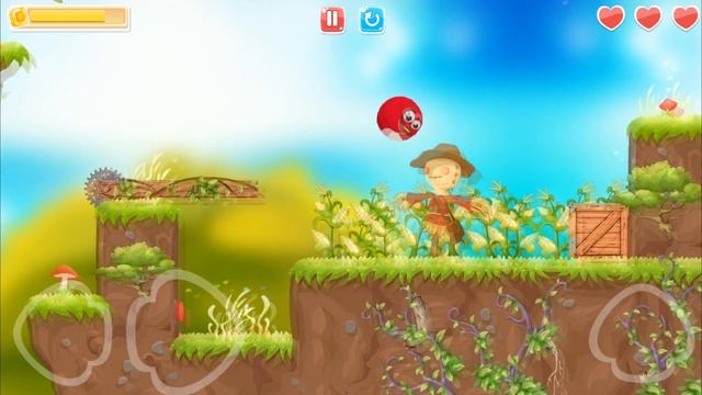 Red Ball Evolved - Gameplay Walkthrough level 1-7 (Android) смотреть онлайн