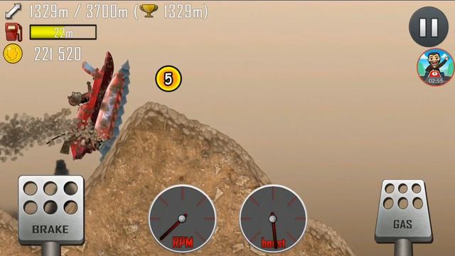 Hill Climb Racing (31), Mudpool, Finger Screw, 1834m смотреть онлайн