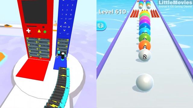 Ball Run 2048 | Battery Run - All Level Gameplay Android,iOS - NEW APK MEGA UPDATE смотреть онлайн