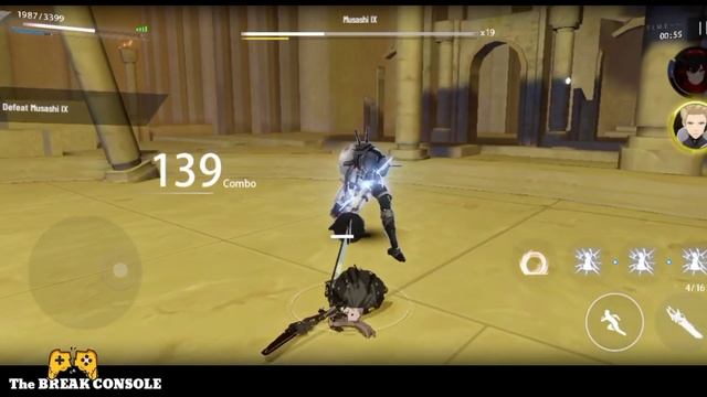 BATTLE BOSS 6 - Musashi IX game android PUNISHING GRAY RAVEN смотреть онлайн