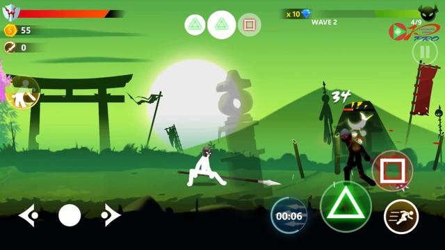 STICKMAN WEAPON MASTER - Walkthrough Gameplay Part 2 - SPEAR (Android) смотреть онлайн
