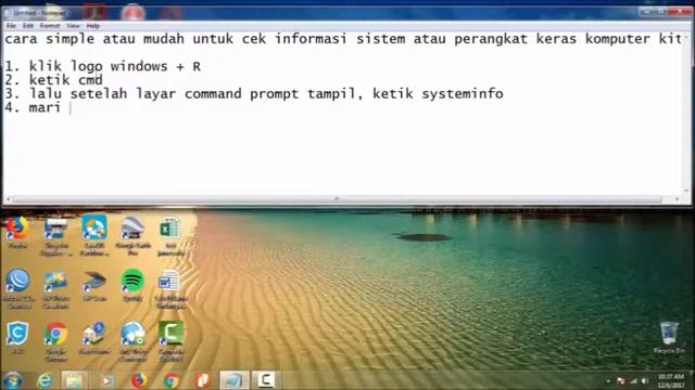 Cara cek Informasi Sistem dengan command prompt pada Komputer, Laptop / PC смотреть онлайн
