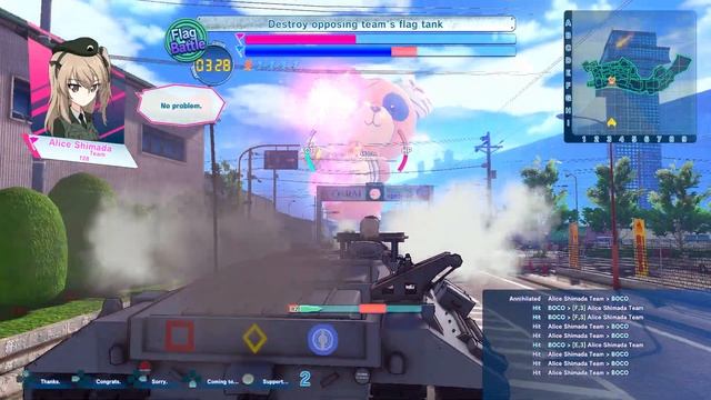 Alice -(T28) vs Giant Boco Extreme (Extra Match) | Girls und panzer смотреть онлайн