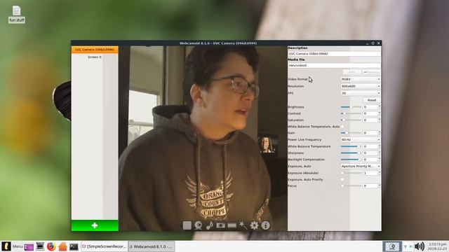 Linux lite 4.2 64Bit : webcamoid 8.1.0, how i got webcam software to work смотреть онлайн