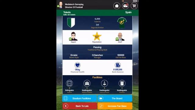 Club Soccer Director 2018 ► Gameplay IOS & Android смотреть онлайн