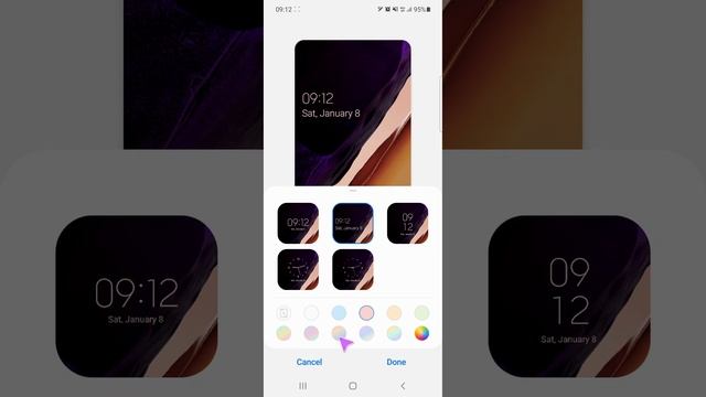 EN Android 11 - How to change the clock style on the lock screen смотреть онлайн