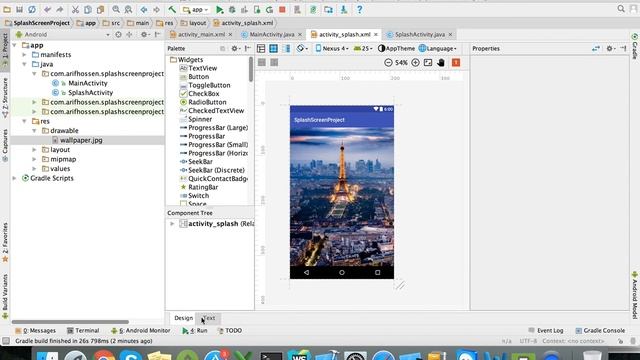 How to set Splash Screen in Android Studio смотреть онлайн