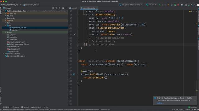Flutter Animated Expandable Floating Action Button смотреть онлайн