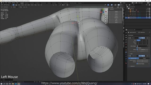 Blender 3.0： Anime Girl Lower Body Modeling смотреть онлайн