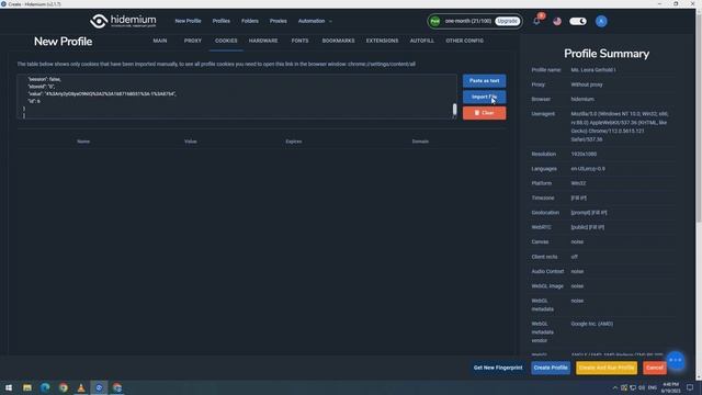 Tutorial 12: Cookie Import & Export | Hidemium смотреть онлайн
