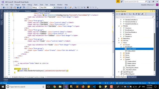 ASP.NET Core MVC Entity Framework - Controller 6 Part 13 смотреть онлайн
