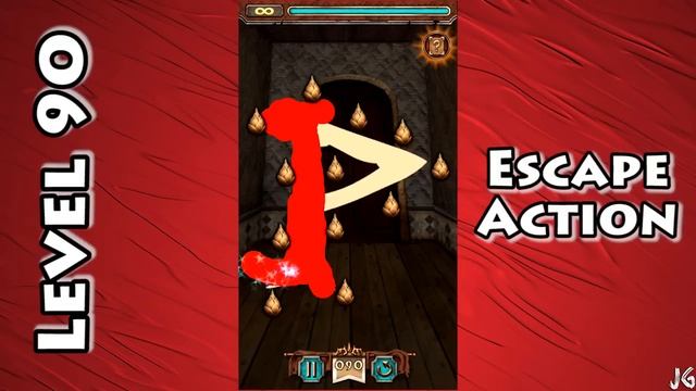 Escape Action - Level 90 - Solution/Walkthrough - Android/iOS смотреть онлайн