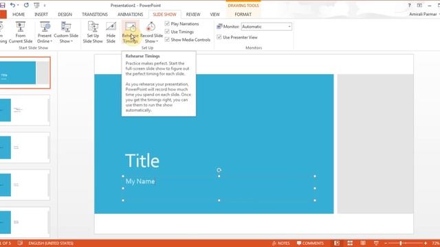 Microsoft PowerPoint 2013/2016 (Word Outline to PP, Save As Video) смотреть онлайн