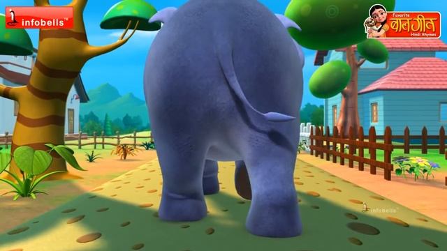 Hatti Raja Kahan Chale Hindi Rhymes смотреть онлайн