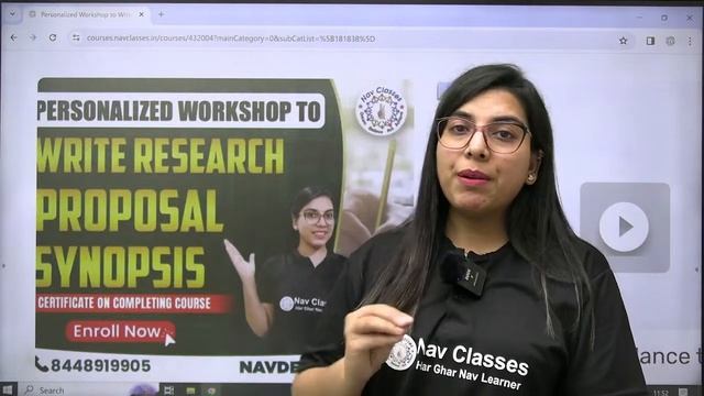 New Batch | Personalized Workshop to Write Research Proposal/ Synopsis | By Navdeep Kaur смотреть онлайн