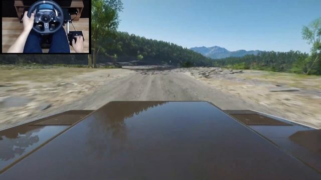 ASMR Gaming - Exploring Nature in Forza Horizon 4 with Lamborghini LM 002 | Logitech G920 Gameplay смотреть онлайн