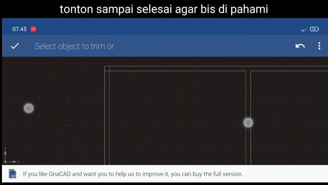 Tutorial gnacad for android draw Denah Rumah 6 X 7 M смотреть онлайн