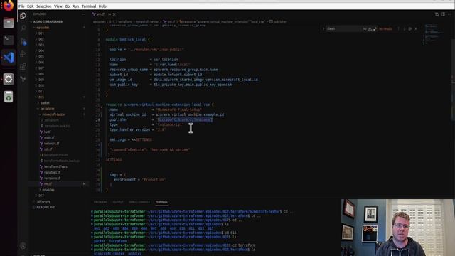 Use Virtual Machine Extensions with Terraform to do last mile setup your Azure VMs! смотреть онлайн