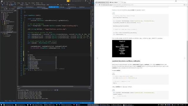 Learn C++, 01 Creating a game from scratch using Cocos2d-x & Visual Studio смотреть онлайн