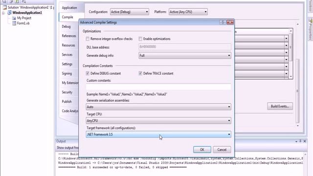 Targeting different versions of the .NET Frameworks using Visual Studio 2008 смотреть онлайн