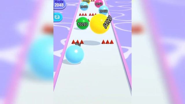 Ball Run 2048 game videos max level part 2 смотреть онлайн