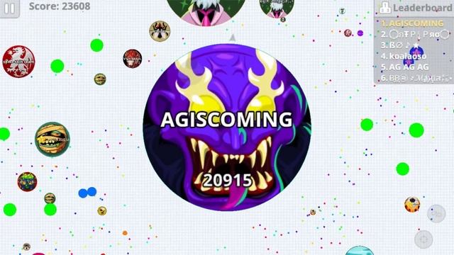 Agar.io SOLO Funny Moments Wins/Fails Compilation Agar.io Mobile Gameplay смотреть онлайн