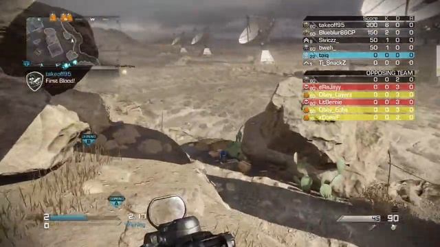 Call of Duty Ghosts (PS4) - Trickshot Clan trolls enemy team S&R смотреть онлайн