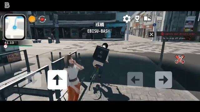 New Open World Game For Android Offline 2022 || Bike Delivery Japan Race Game смотреть онлайн