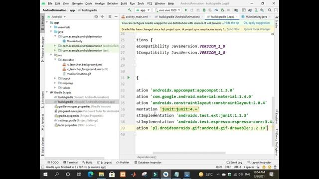 Gifs in android Studio | How to use gifs in android studio смотреть онлайн
