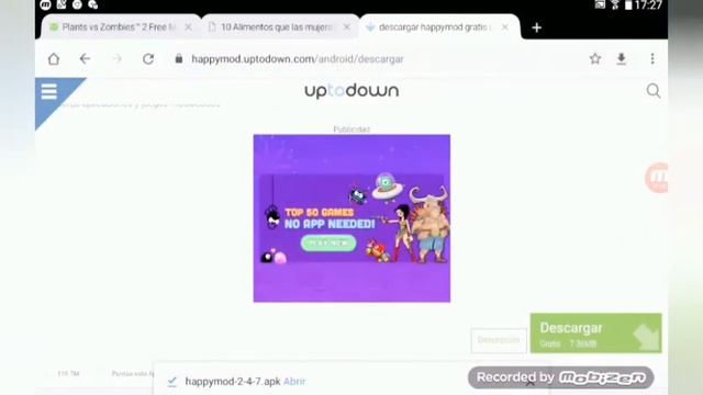 Como descargar juegos hackeados con Happymod смотреть онлайн