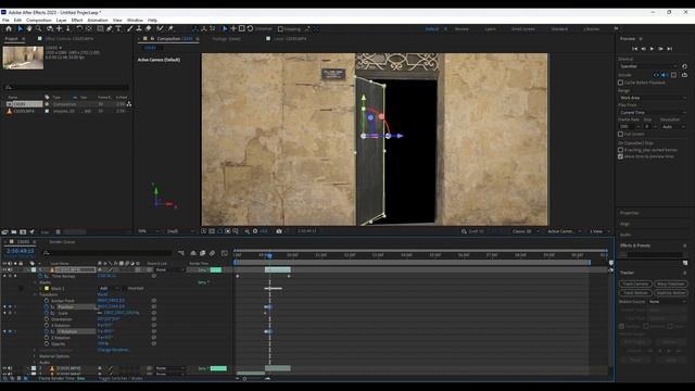 Door open transition in After effect | by Ben Tk | tutorial | смотреть онлайн