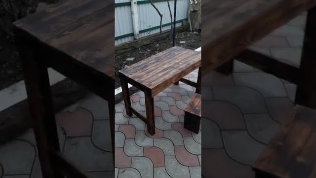 Стол из поддонов. pallet table. смотреть онлайн